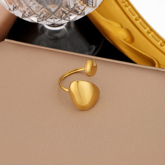 Pebble Duo Adjustable Ring