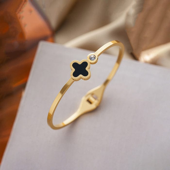 Clover Crystal Anti-Tarnish Bracelet