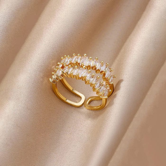 Luxe Eternity Crystal Ring