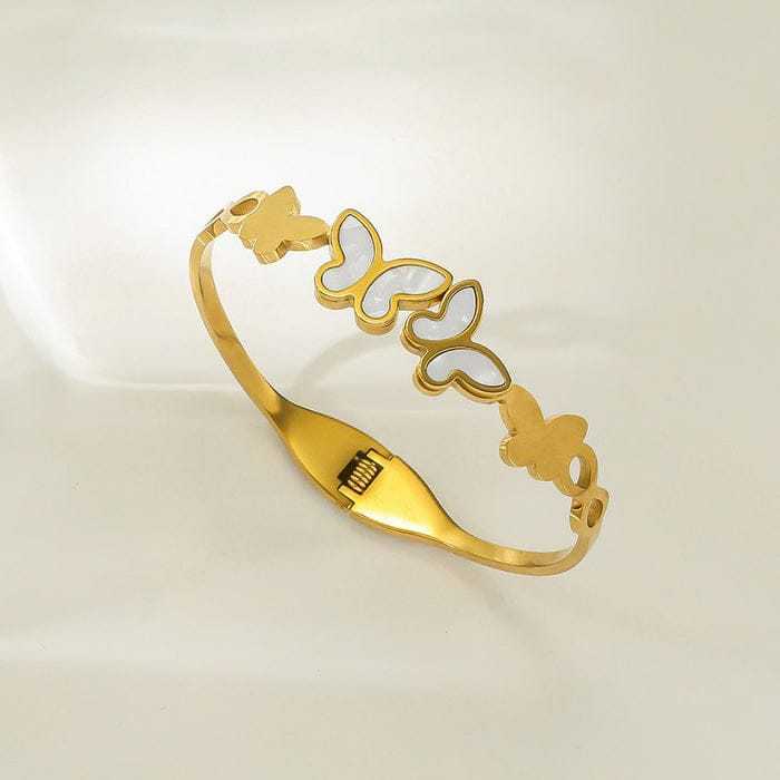 Butterfly Bloom Gold Bracelet