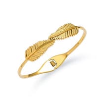 Feather Grace Gold Bracelet